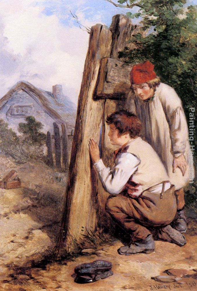 The Bird Catchers painting - James Hardy Jnr The Bird Catchers art painting The Bird Catchers painting - James Hardy Jnr The Bird Catchers art painting